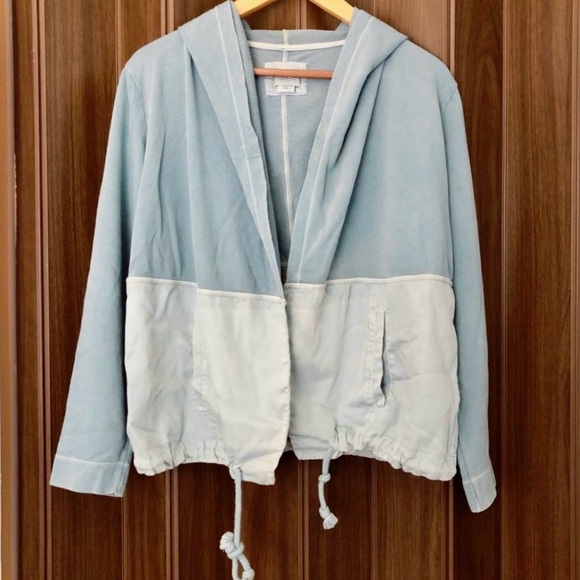 Anthropologie 9-H15 STCL Woven Anorak Hoodie - Picture 2 of 4